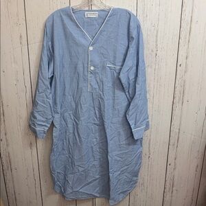 Yves Saint Laurent Light Blue Sleeping Night Shirt